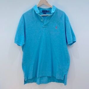 POLO Ralph Lauren: Blue Polo Shirt Classic Fit, XL/TG